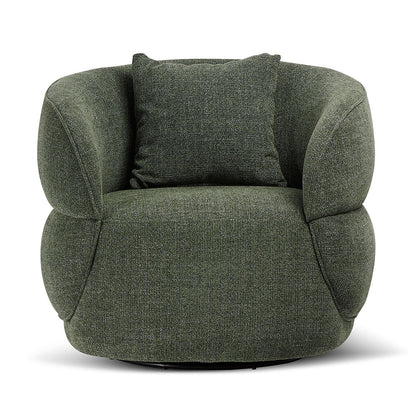 Arima Swivel Armchair - Moss Green