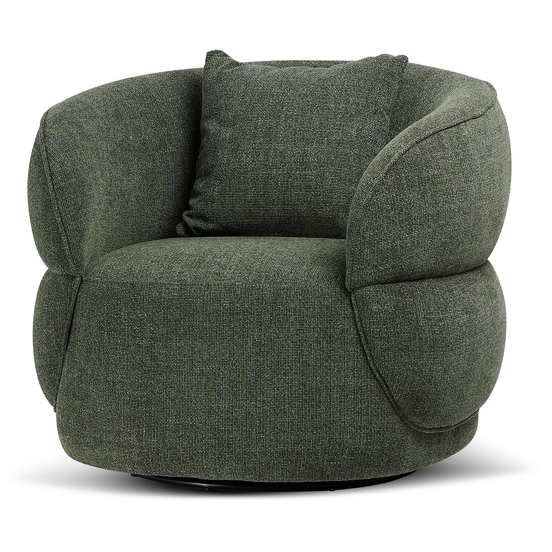 Arima Swivel Armchair - Moss Green