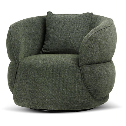 Arima Swivel Armchair - Moss Green