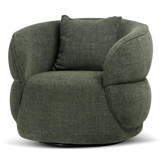 Arima Swivel Armchair - Moss Green