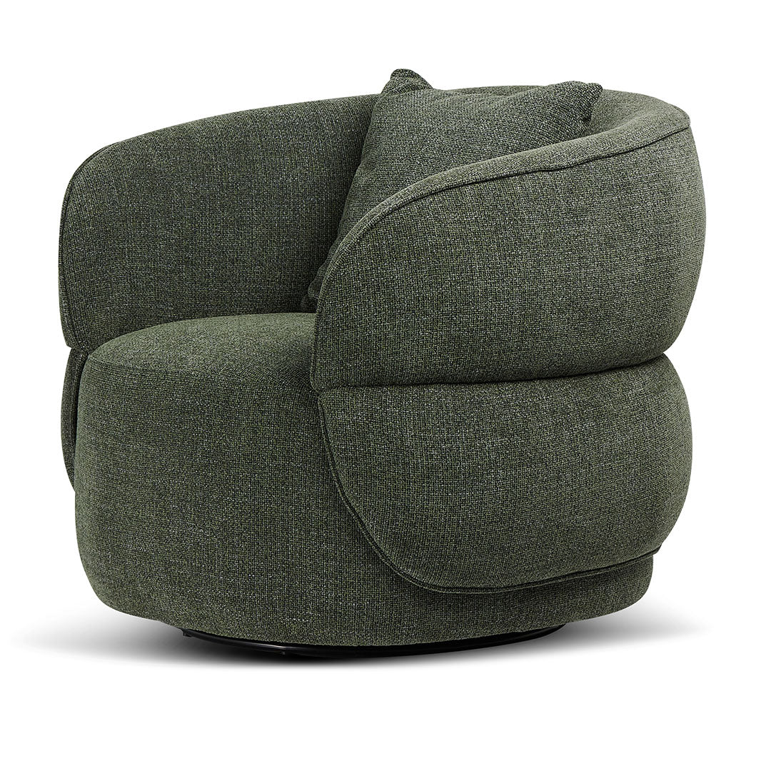 Arima Swivel Armchair - Moss Green