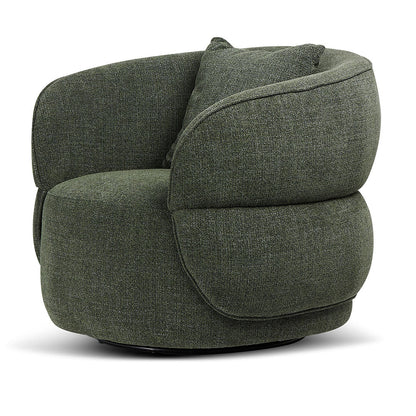 Arima Swivel Armchair - Moss Green