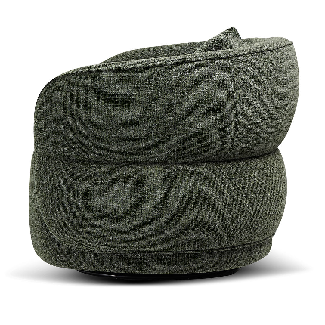 Arima Swivel Armchair - Moss Green