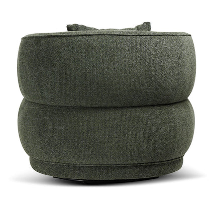 Arima Swivel Armchair - Moss Green