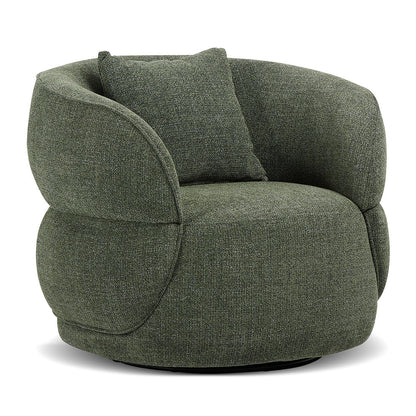 Arima Swivel Armchair - Moss Green