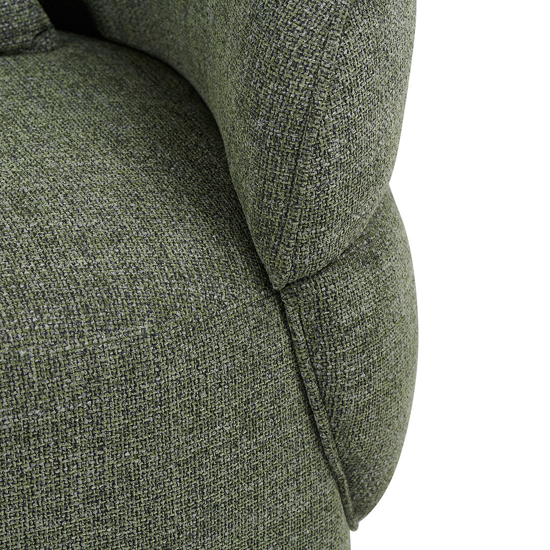 Arima Swivel Armchair - Moss Green
