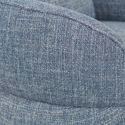 Arima Swivel Armchair - Moss Blue