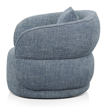 Arima Swivel Armchair - Moss Blue