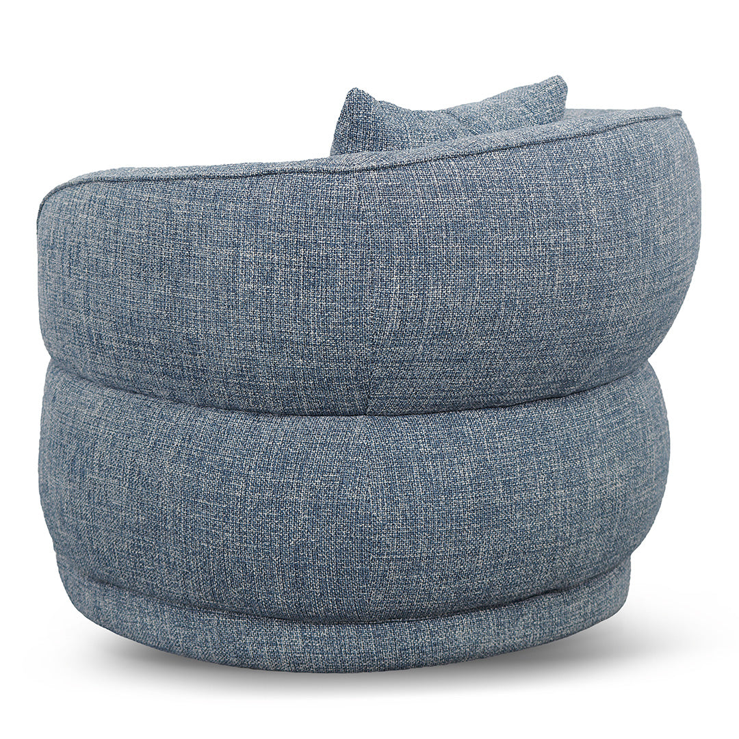 Arima Swivel Armchair - Moss Blue