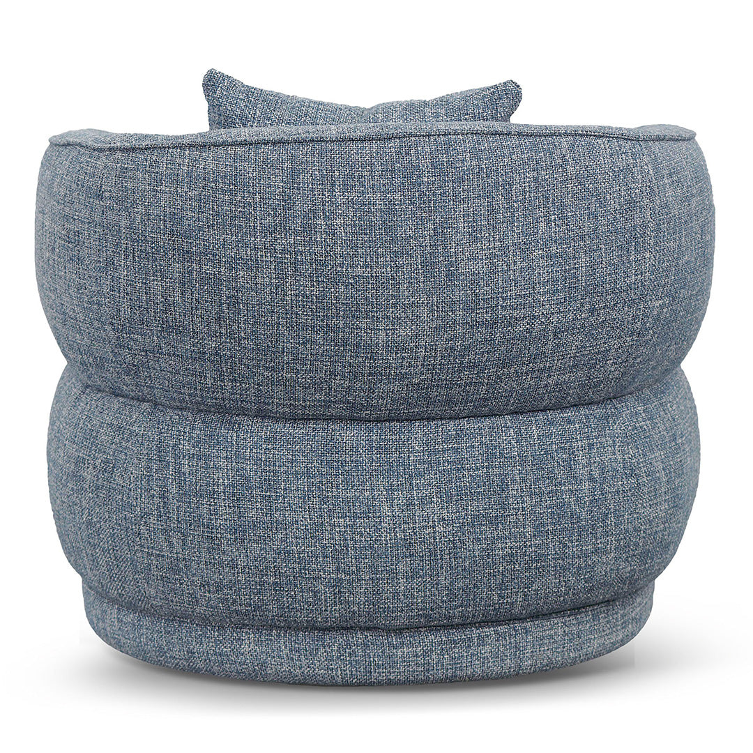 Arima Swivel Armchair - Moss Blue