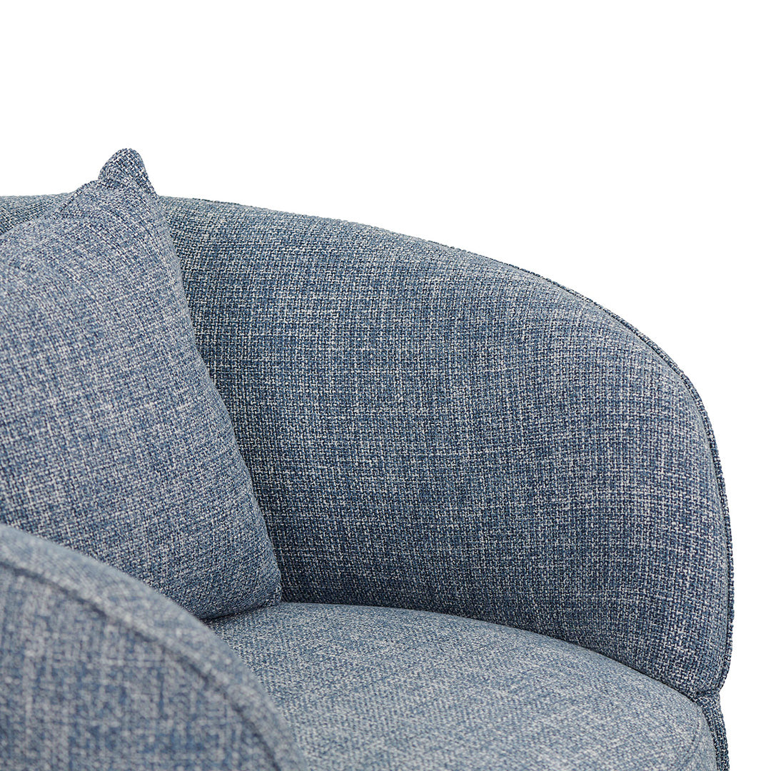 Arima Swivel Armchair - Moss Blue