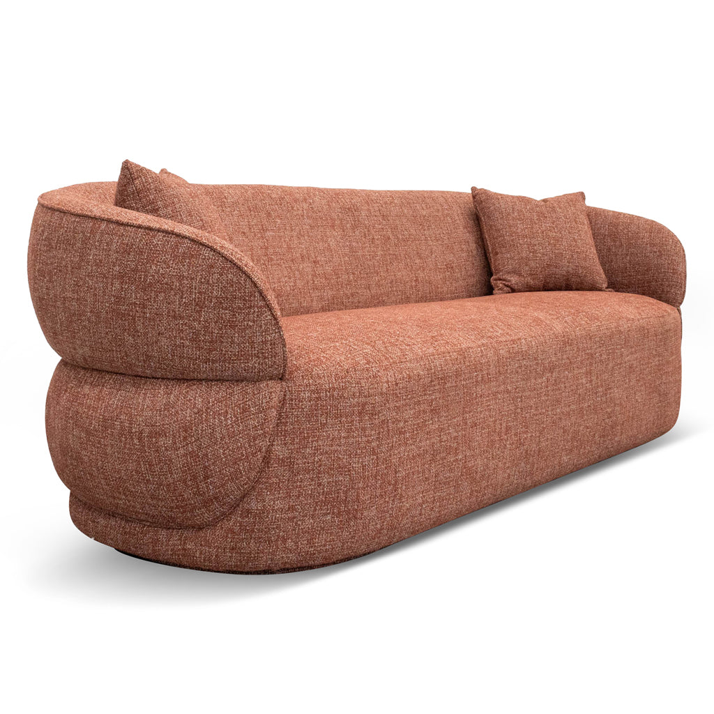 Arima 3 Seater Sofa - Moss Rust Orange