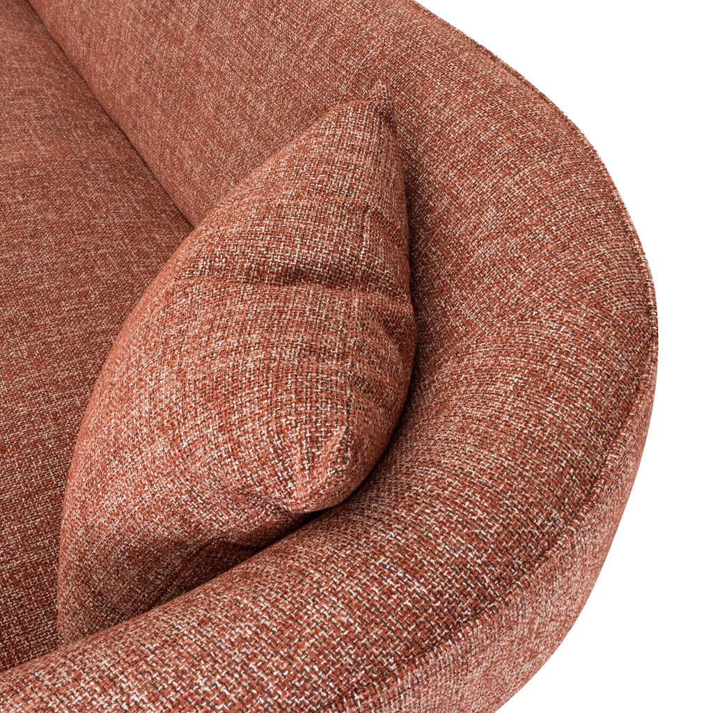 Arima 3 Seater Sofa - Moss Rust Orange