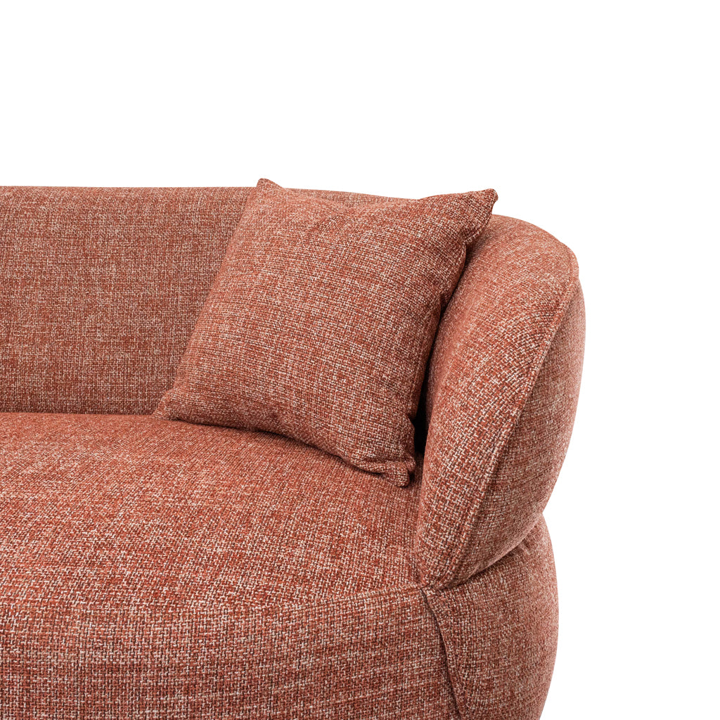 Arima 3 Seater Sofa - Moss Rust Orange