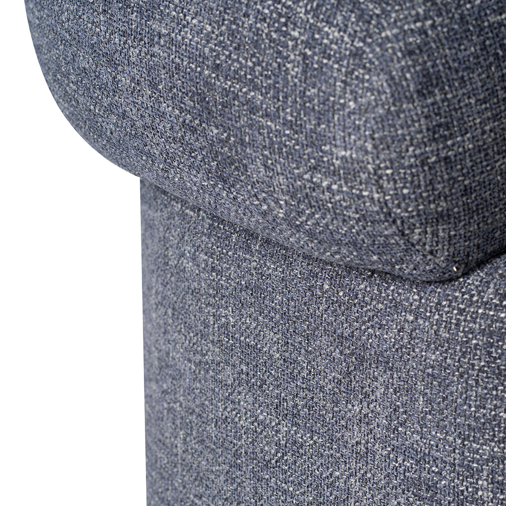 Caradoc Fabric Armchair - Moss Navy