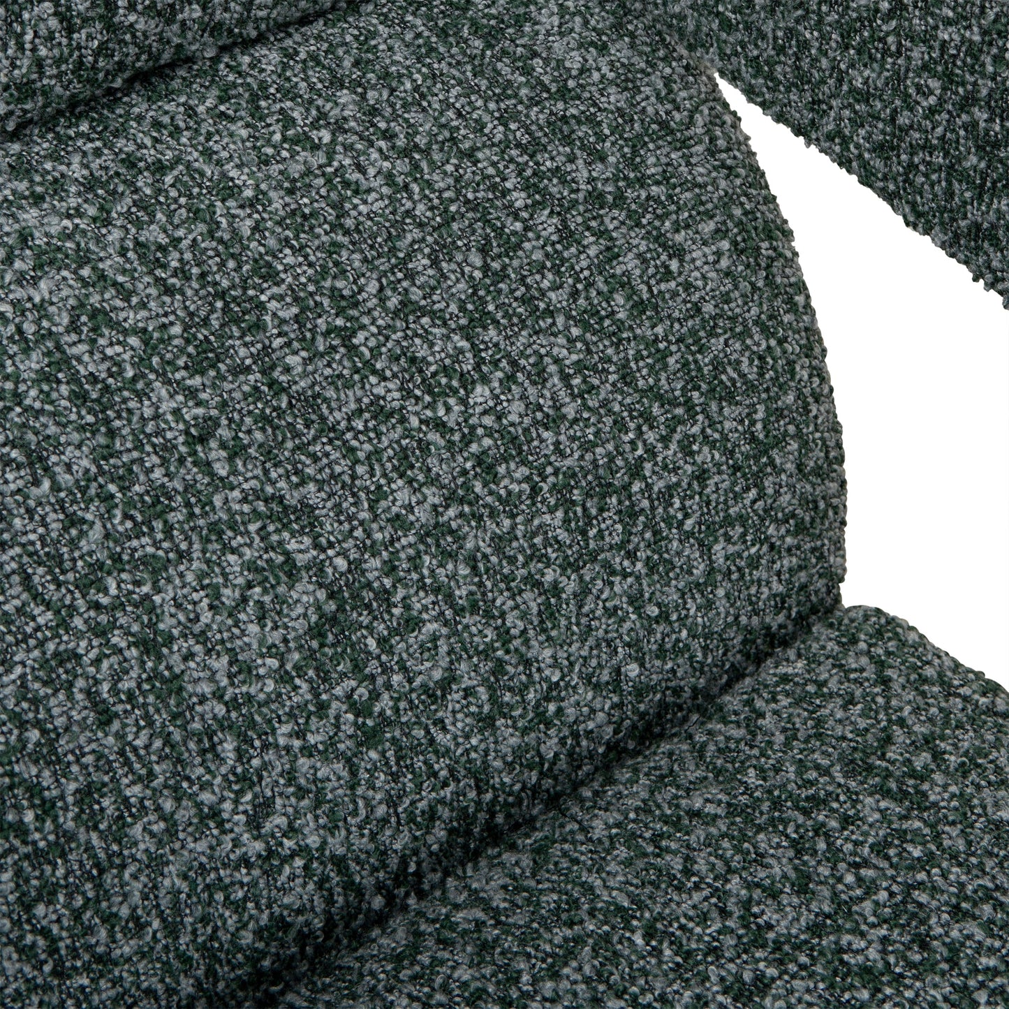 Cadence Swivel Armchair - Green Boucle