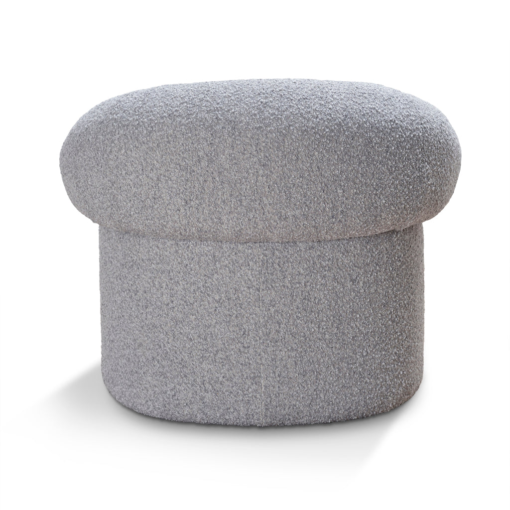 Caradoc Armchair - Light Grey Boucle