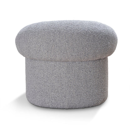 Caradoc Armchair - Light Grey Boucle