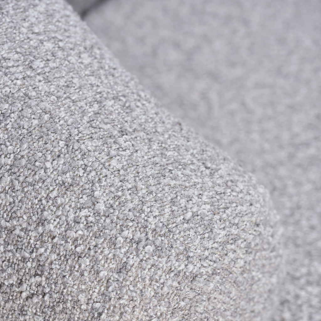 Caradoc Armchair - Light Grey Boucle