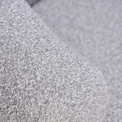 Caradoc Armchair - Light Grey Boucle