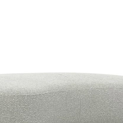 Aldona 1.8m Long Ottoman - Pearl Grey Boucle