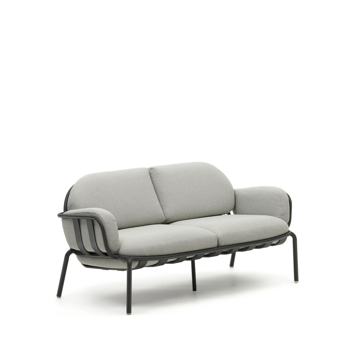 Cena 2 Seater Outdoor Lounge Sofa - Grey & Graphite