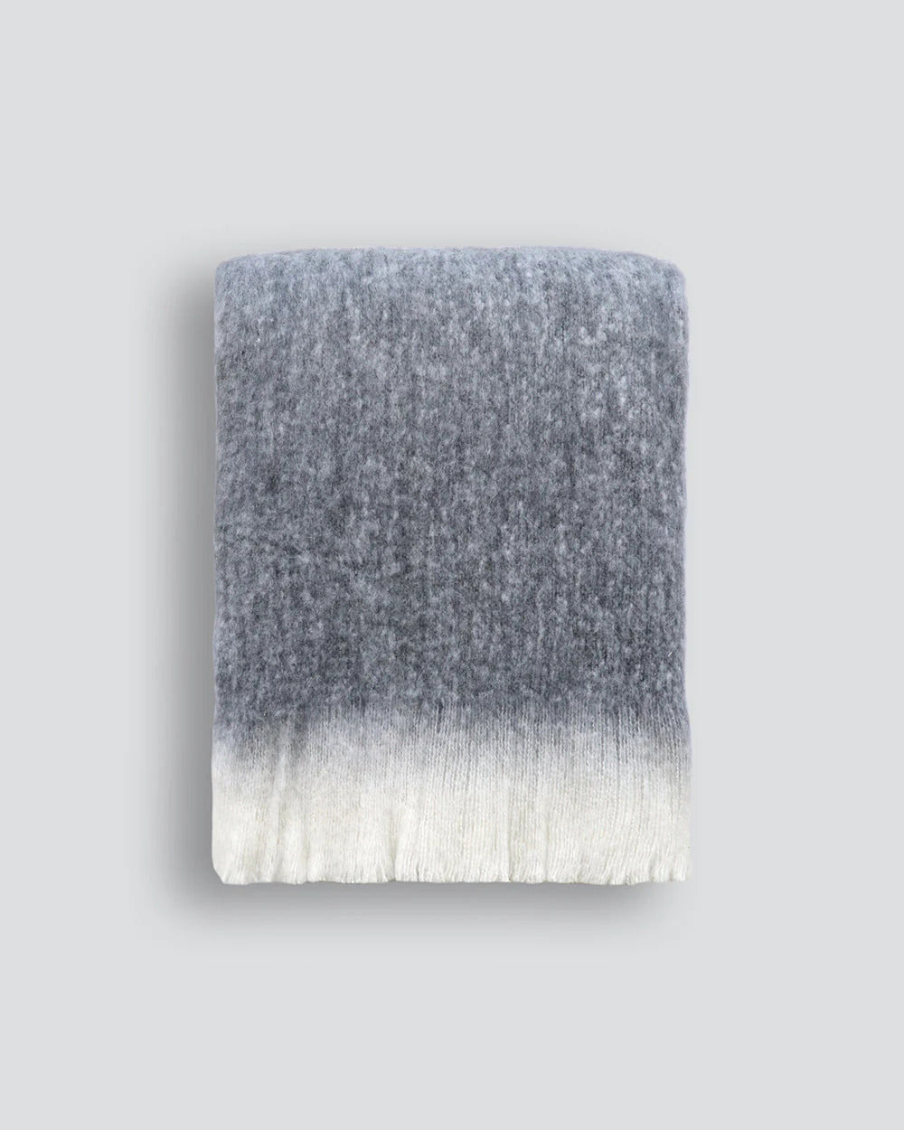 Baya Sorrento Wool Blend Throw - Cloudburst