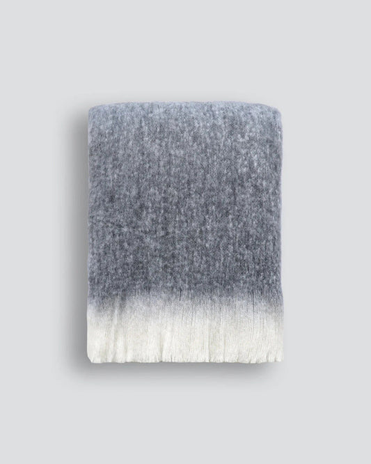 Baya Sorrento Wool Blend Throw - Cloudburst