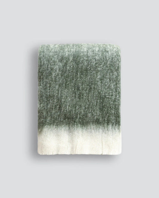Baya Sorrento Wool Blend Throw - Chive