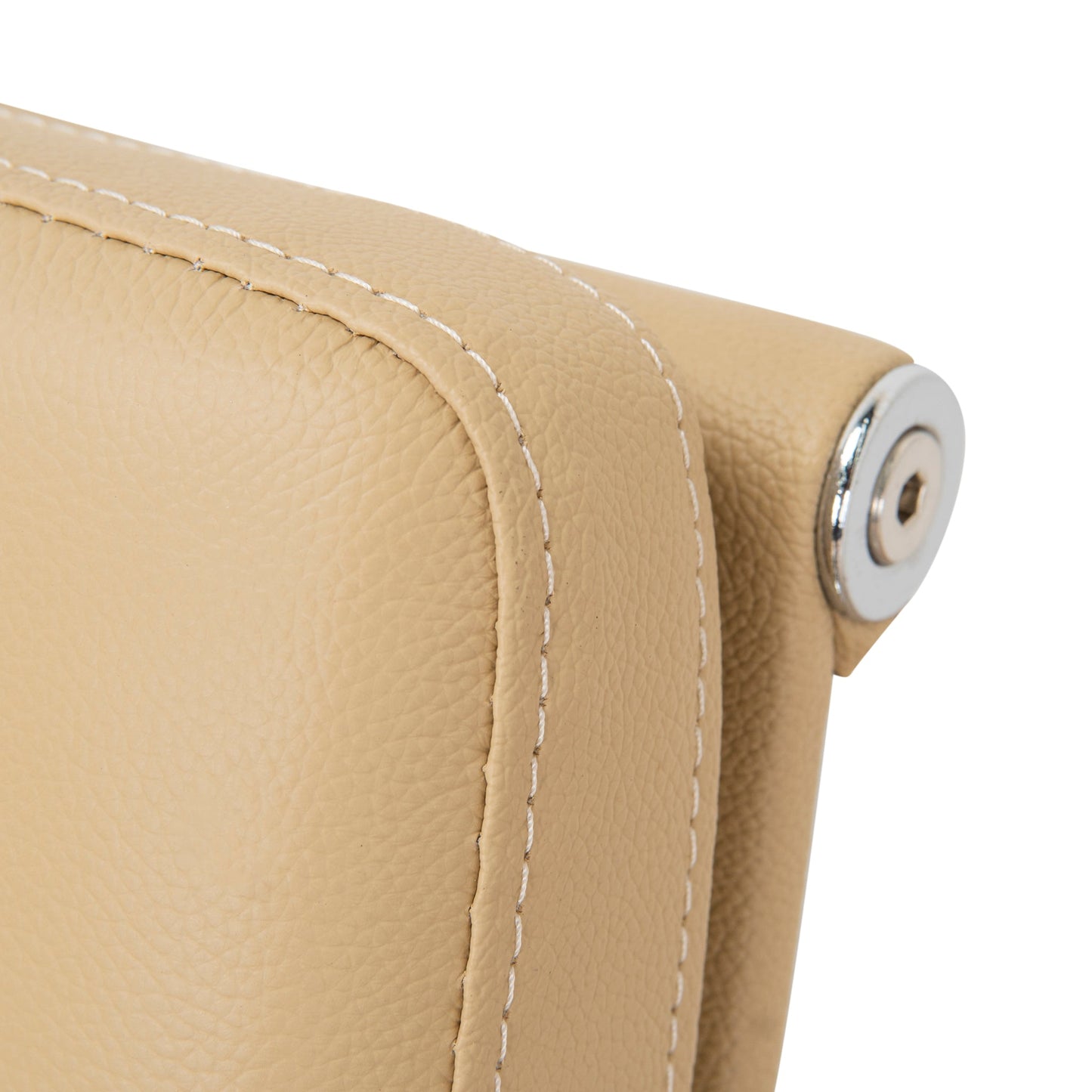 Ashton Low Back Office Chair - Light Brown Leather