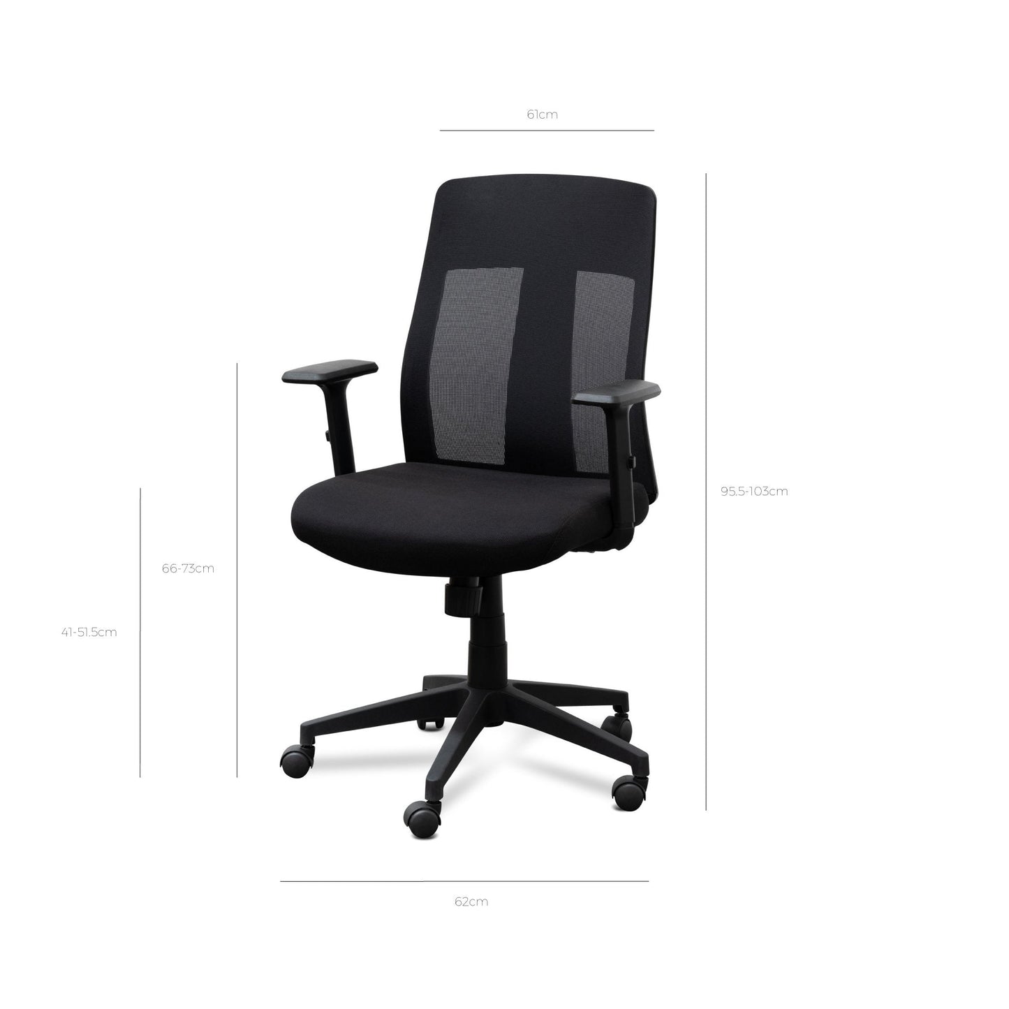 Benson Mesh Office Chair - Black