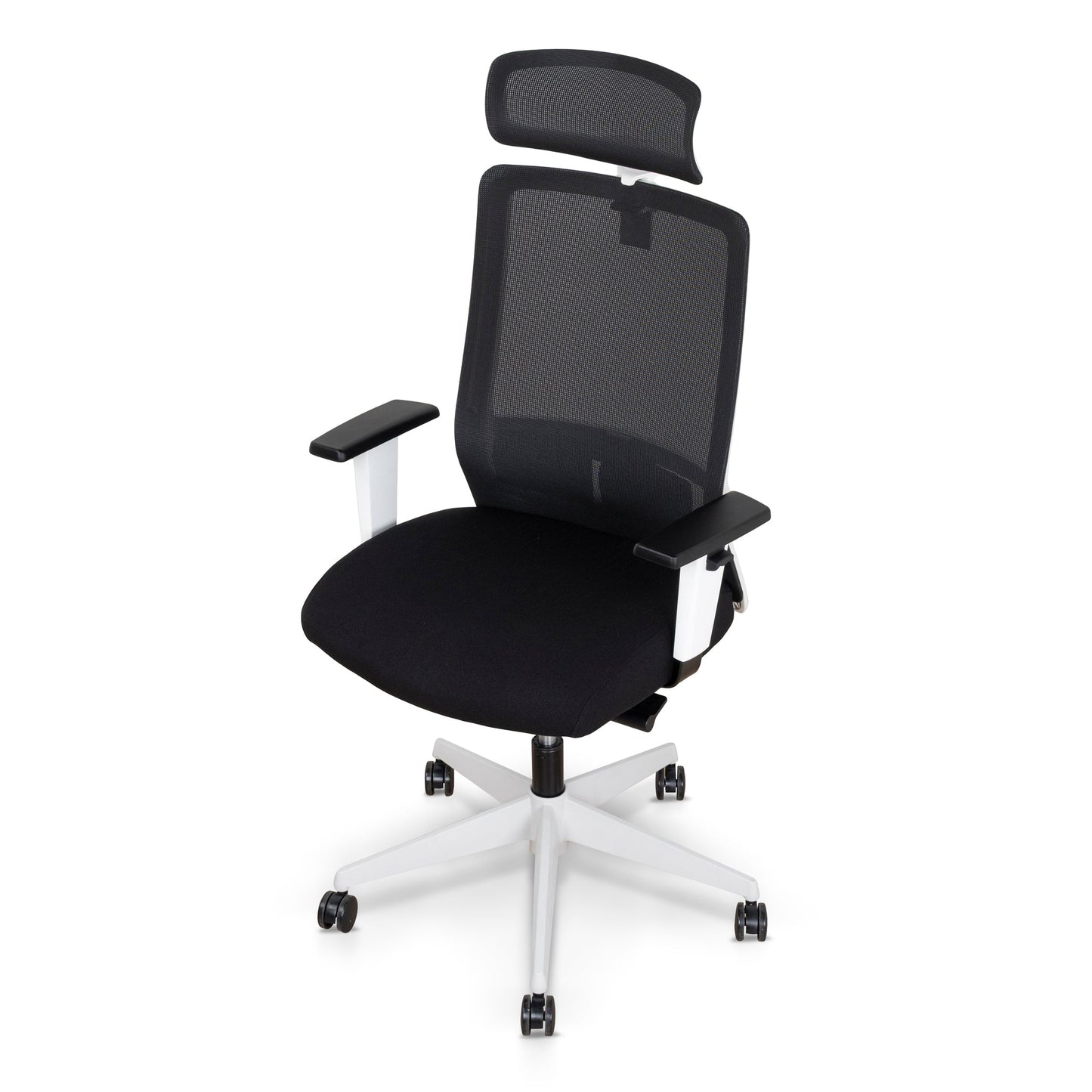 Bryce Mesh Ergonomic Office Chair with Headrest - Black