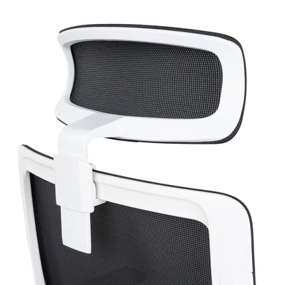Bryce Mesh Ergonomic Office Chair with Headrest - Black