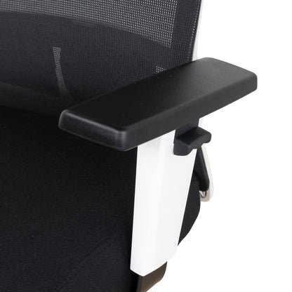 Bryce Mesh Ergonomic Office Chair with Headrest - Black