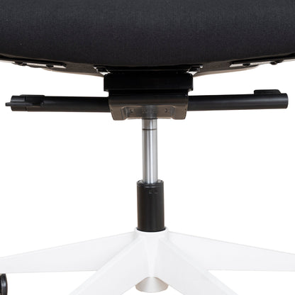 Bryce Mesh Ergonomic Office Chair with Headrest - Black