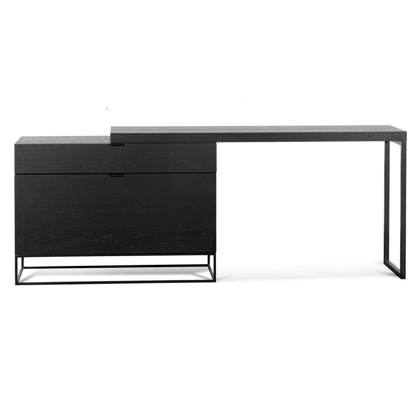 Anwen Extendable Home Office Desk - Black