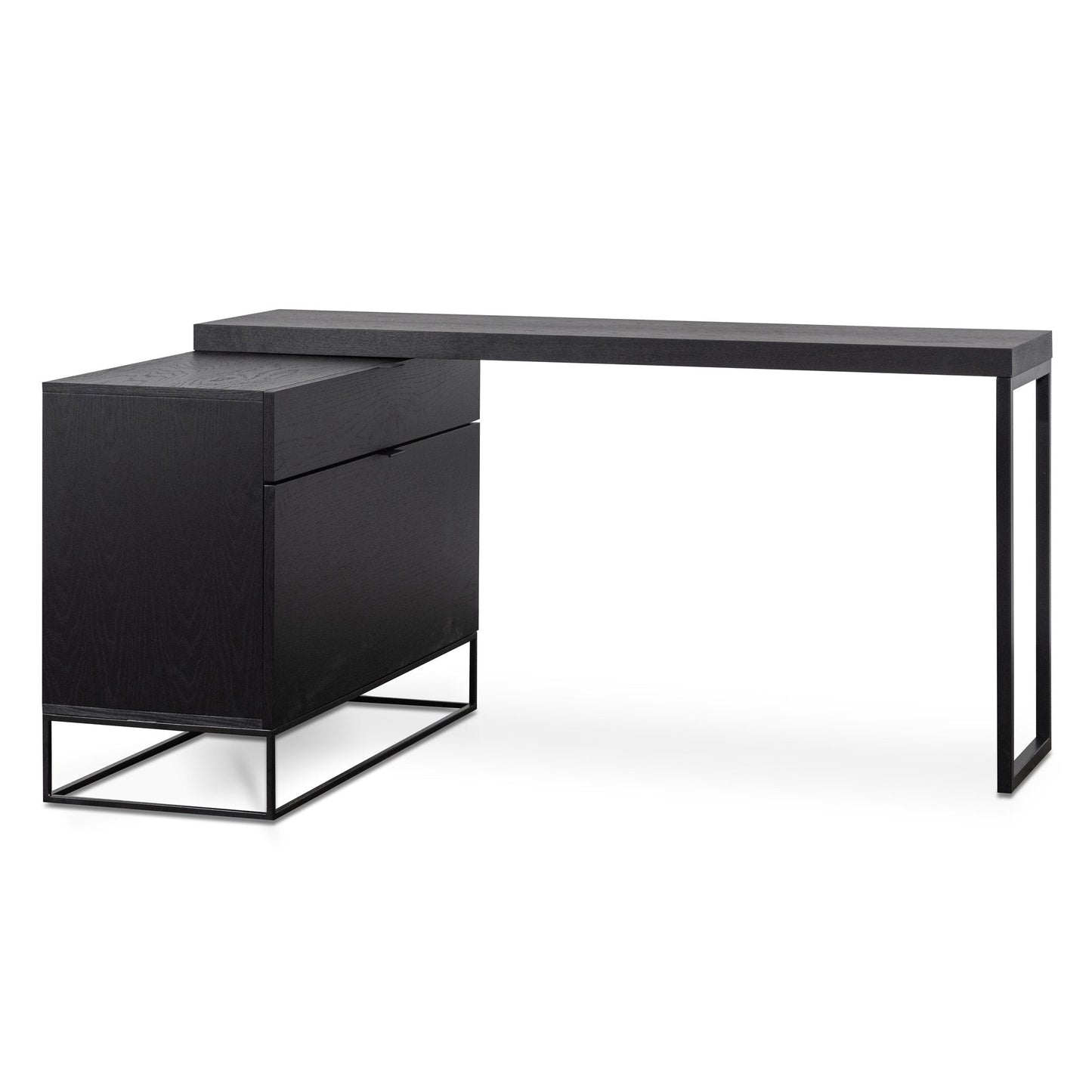 Anwen Extendable Home Office Desk - Black