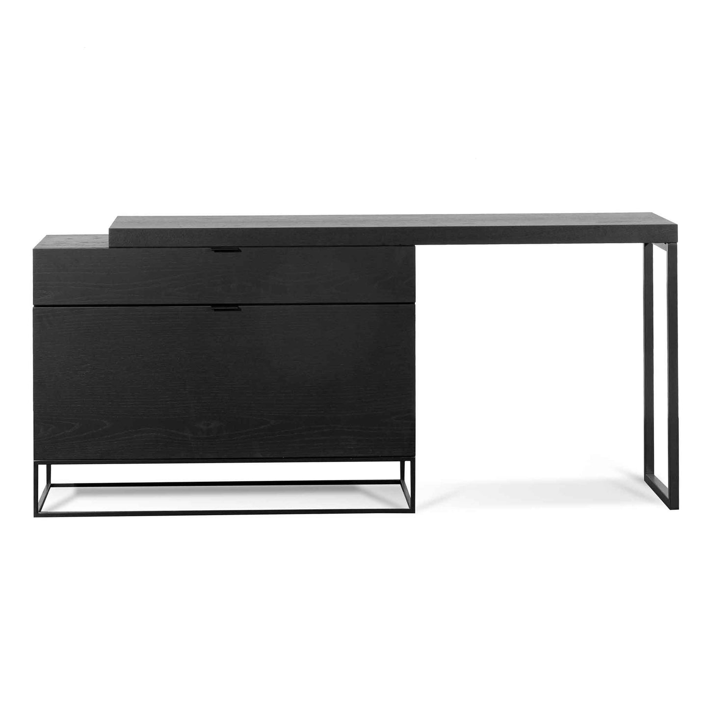 Anwen Extendable Home Office Desk - Black