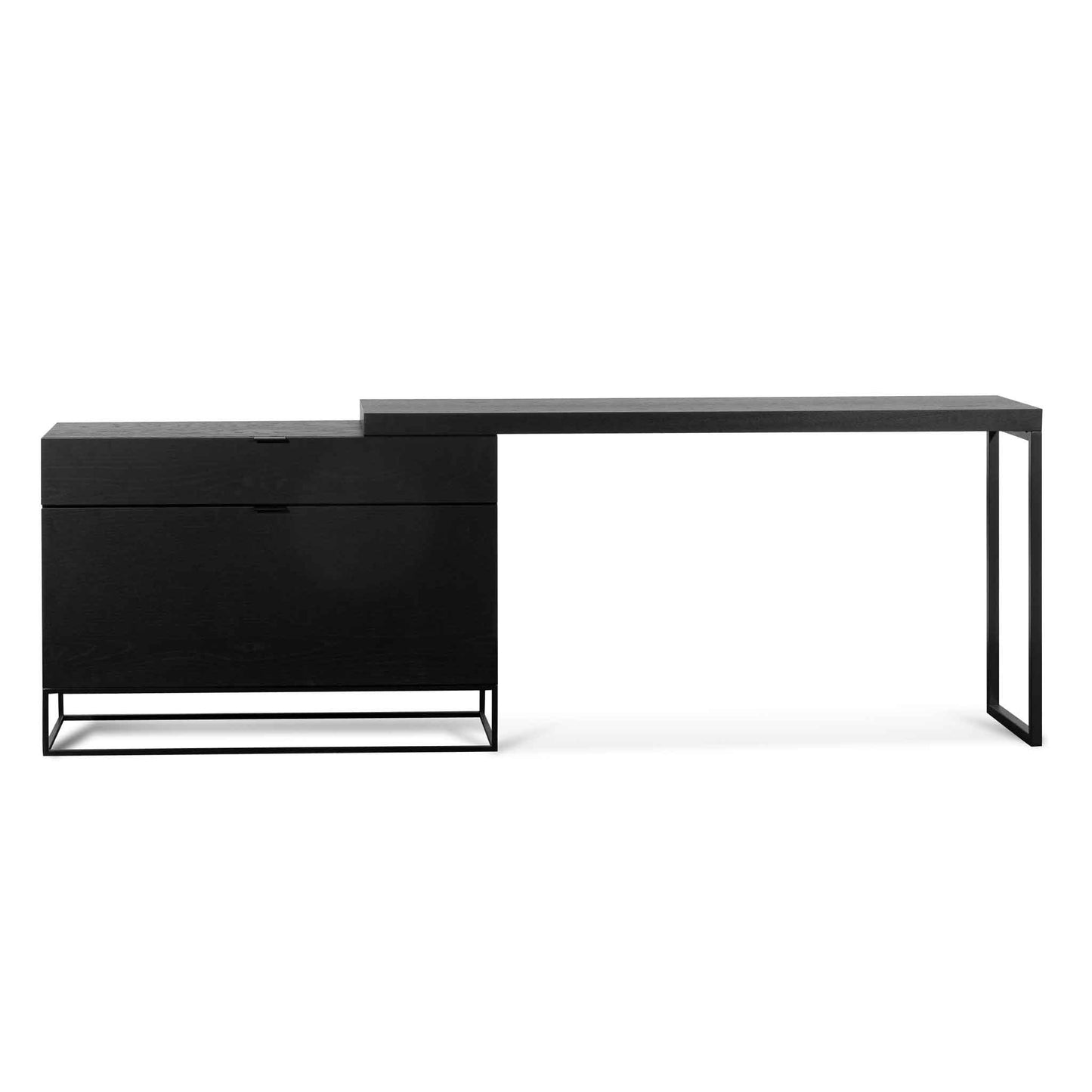 Anwen Extendable Home Office Desk - Black