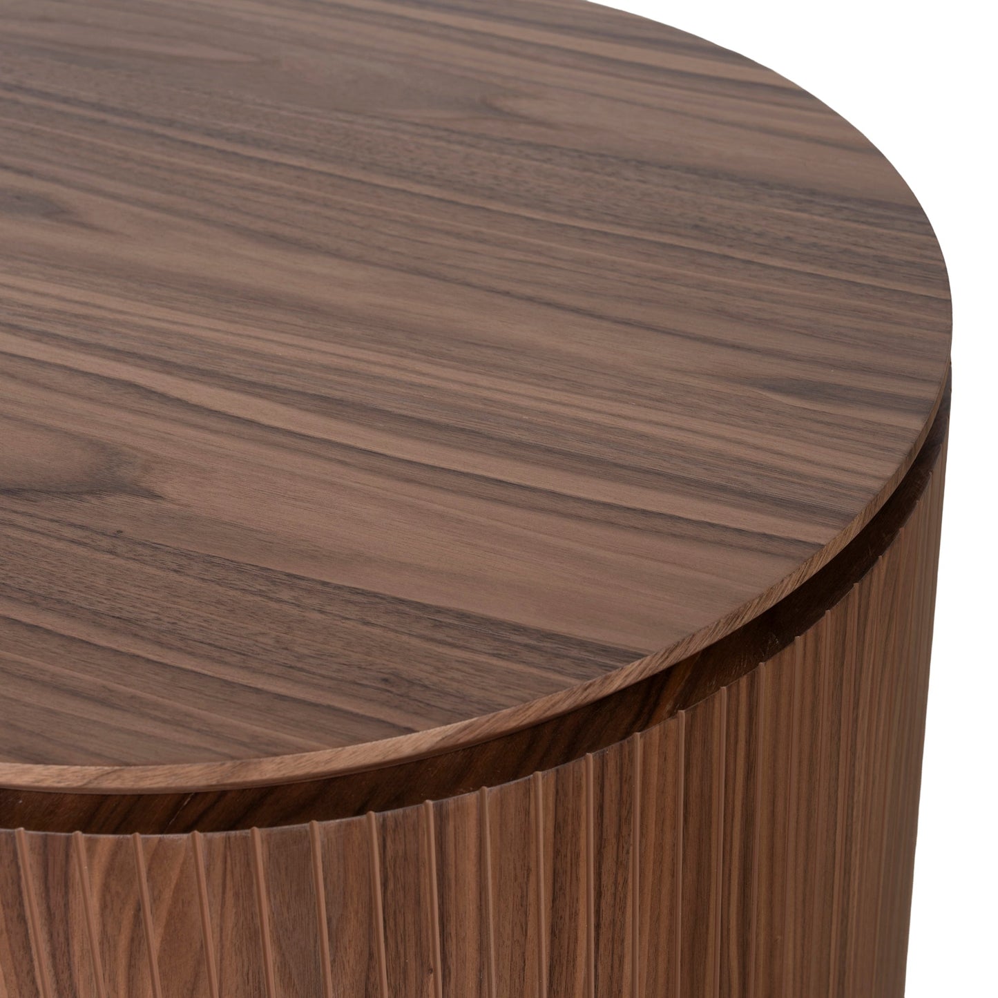 Albina 1.77m Left Drawer Office Desk - Walnut