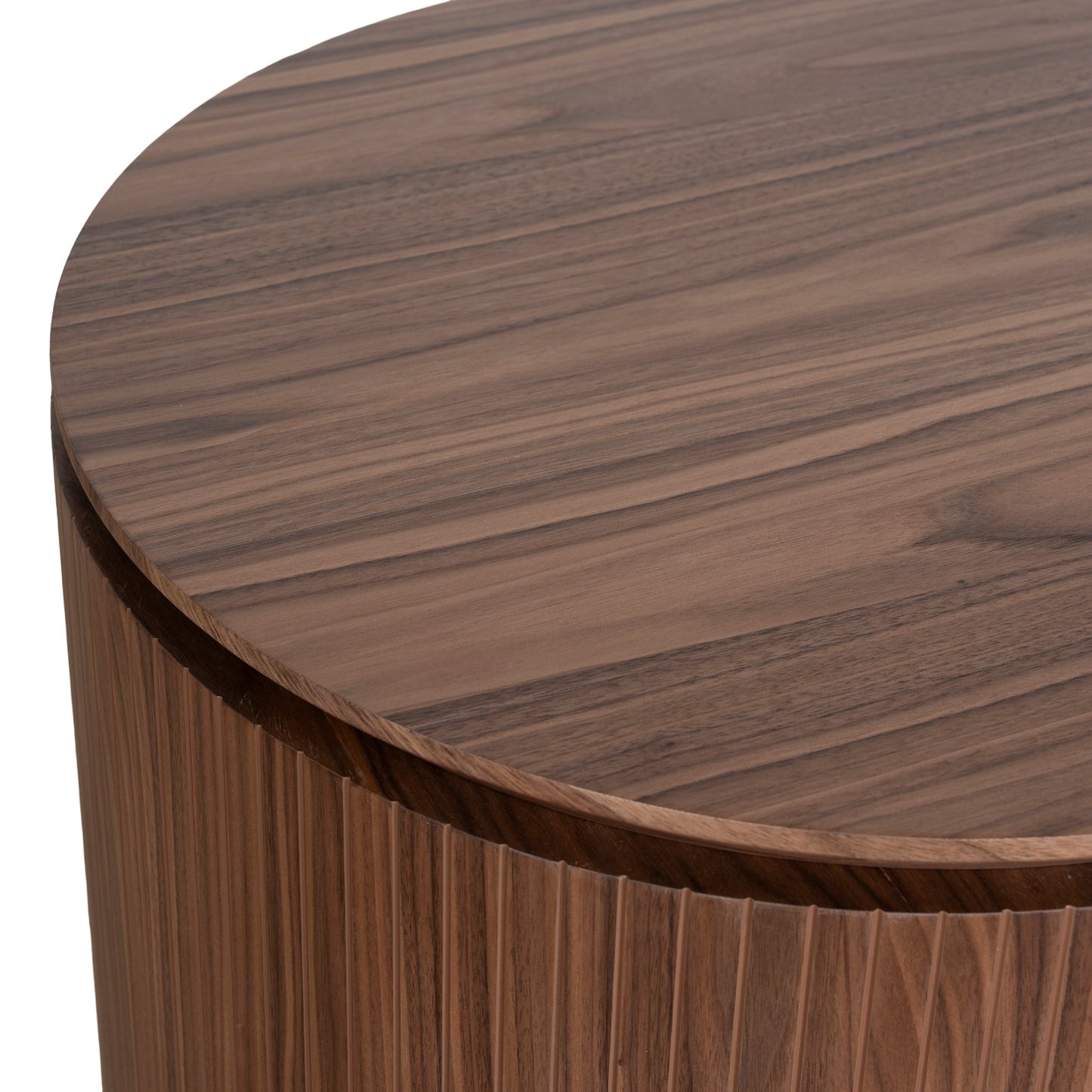 Albina 1.77m Right Drawer Office Desk - Walnut