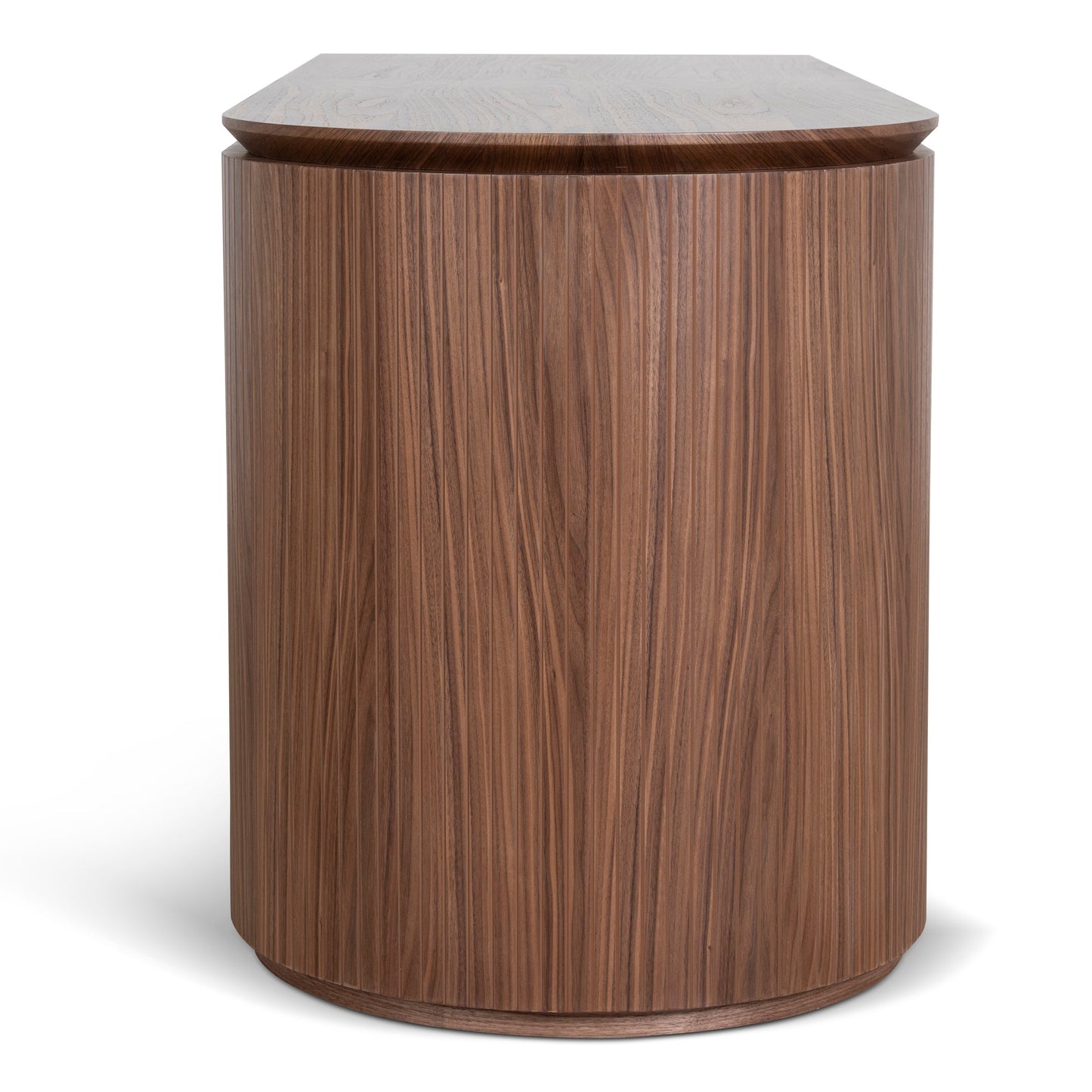 Albina 1.77m Right Drawer Office Desk - Walnut