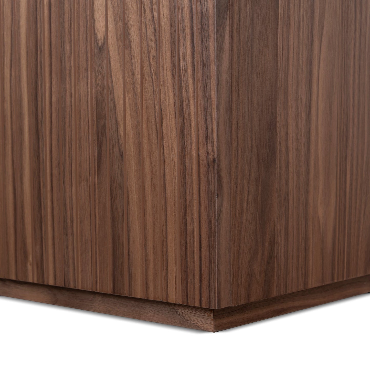 Albina 1.77m Right Drawer Office Desk - Walnut