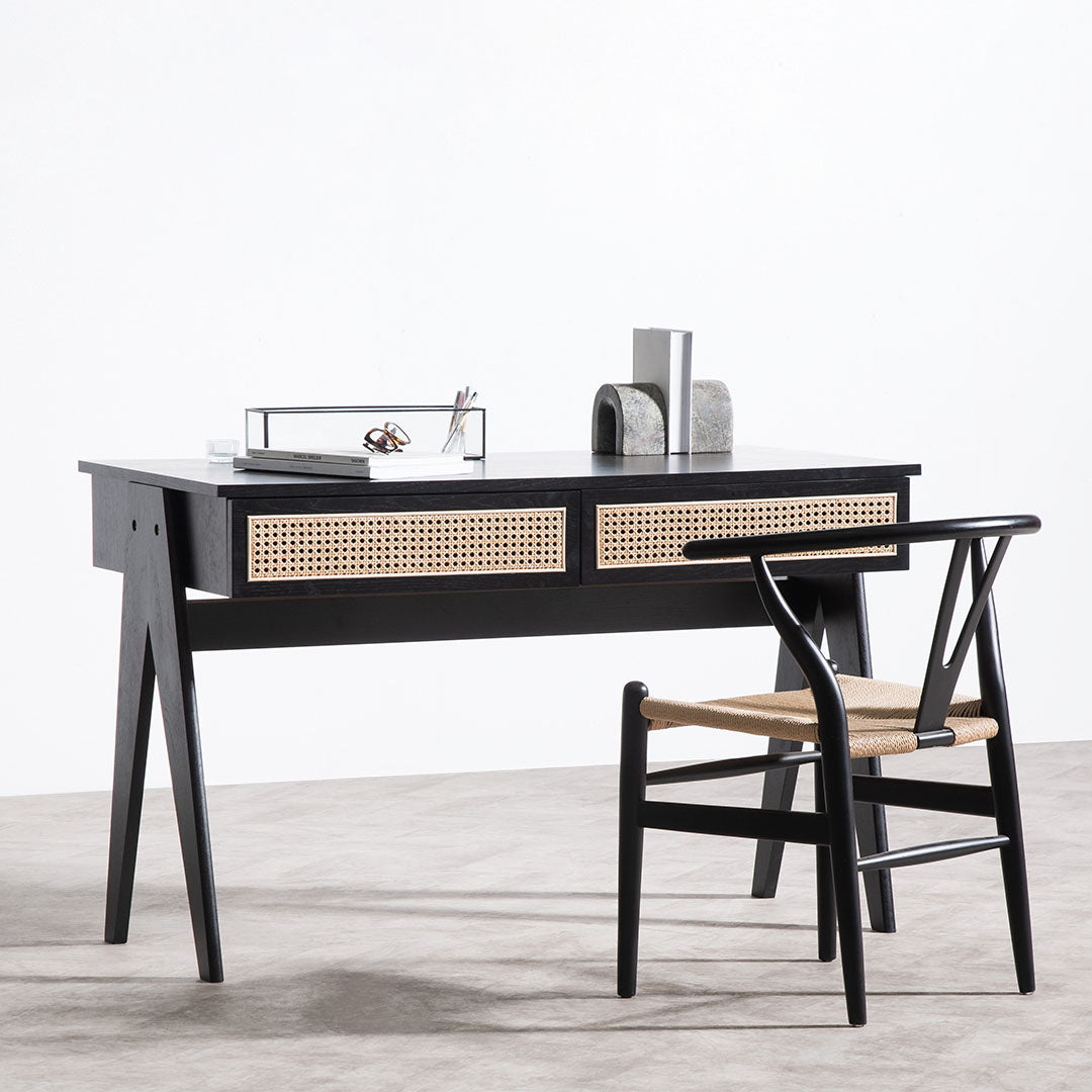Cisneros 1.2m Home Office Desk - Black