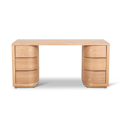 Aiza 1.6m Office Desk - Natural