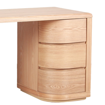 Aiza 1.6m Office Desk - Natural