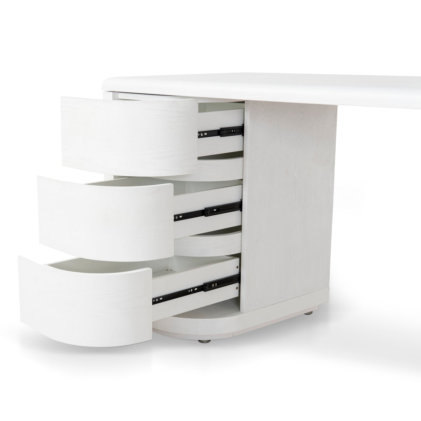 Aiza 1.6m Office Desk - White