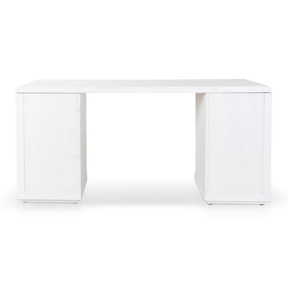 Aiza 1.6m Office Desk - White