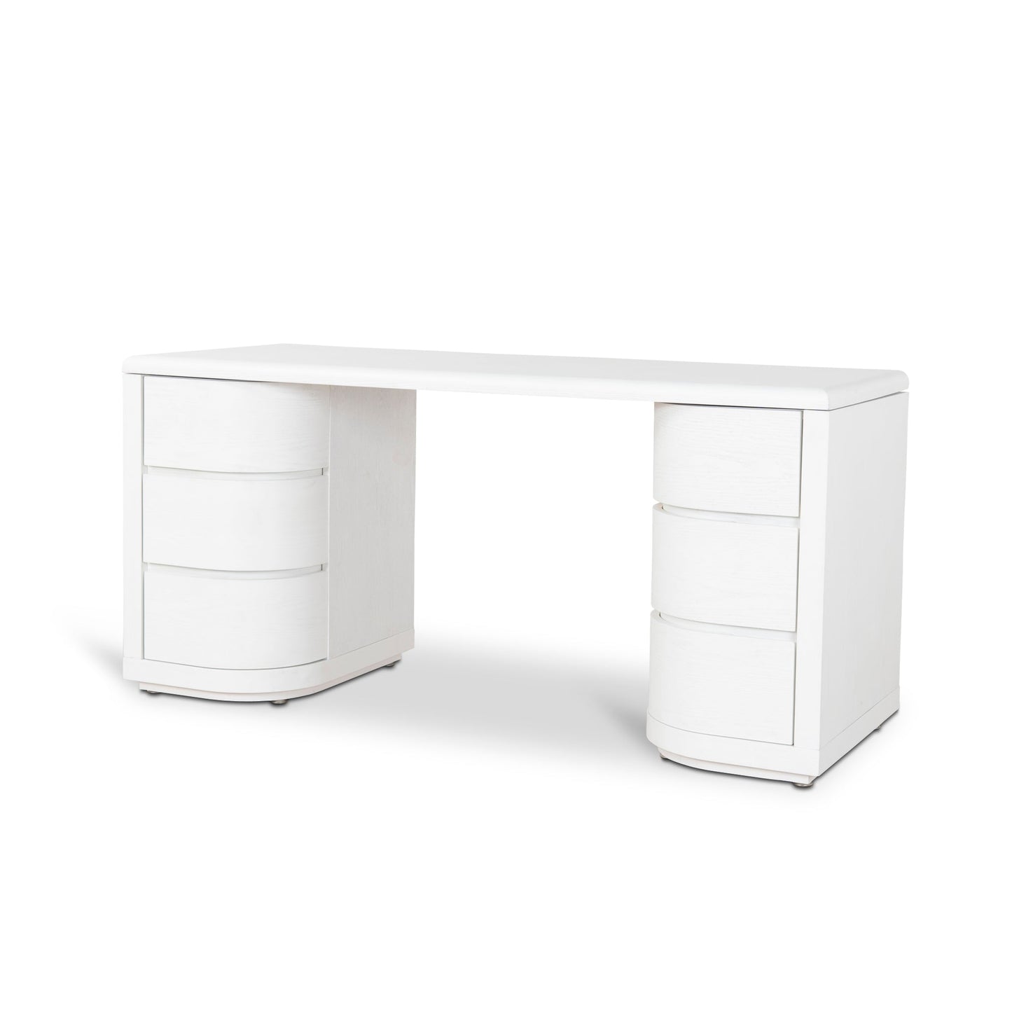 Aiza 1.6m Office Desk - White