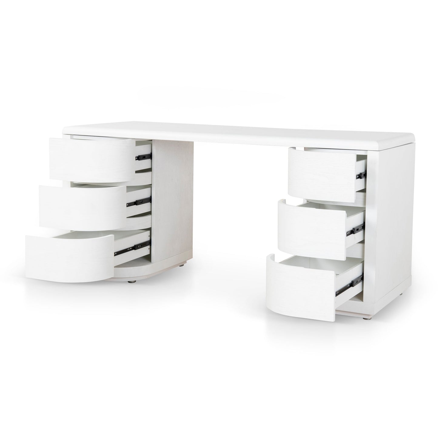 Aiza 1.6m Office Desk - White